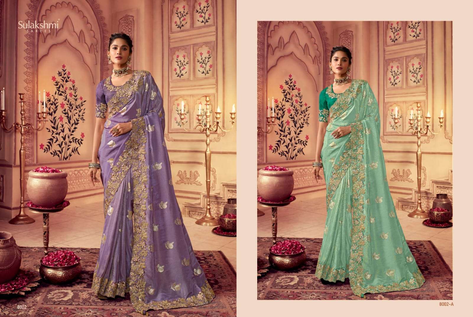 sulakshmi suvarna hit list designer work weadding wear sarees collection 