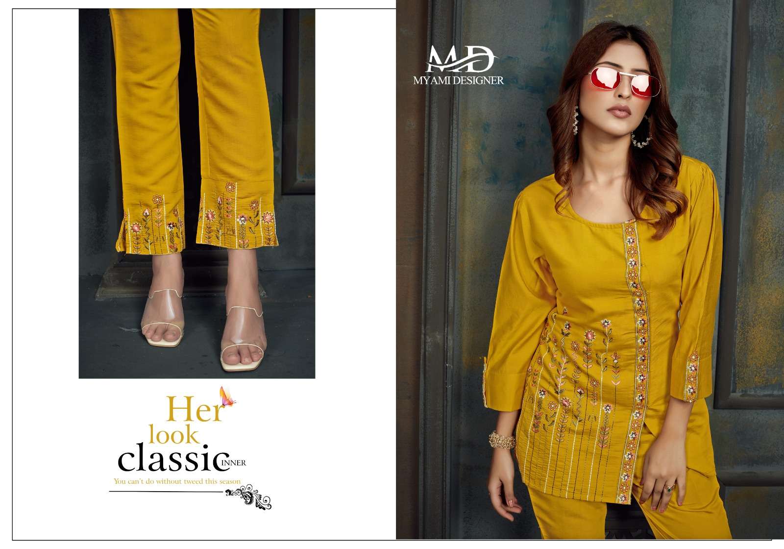 cord sets vol 2 by myami designer beautiful viscose tunic with pant fancy cord set online supplier