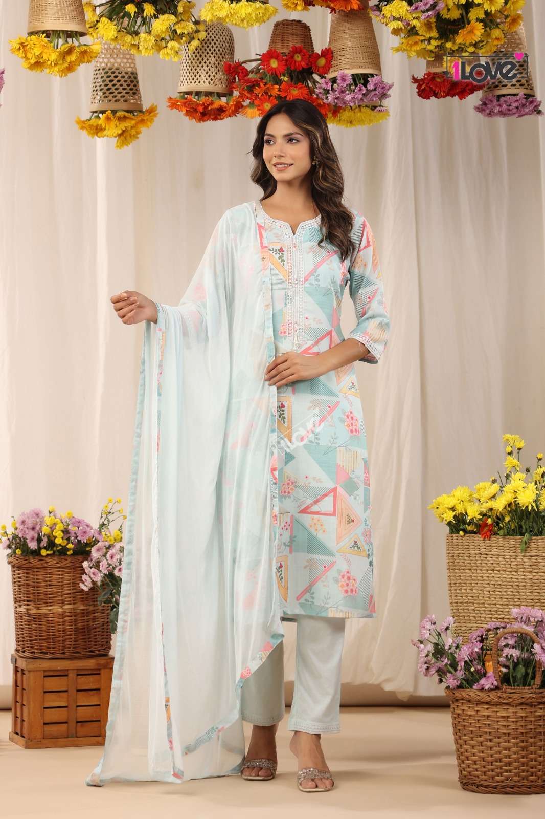khwaab by 1love by s4u fancy beautiful colors readymade salwar suits catalog