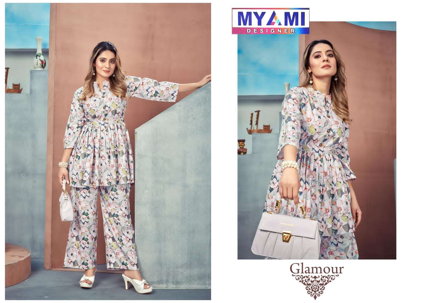 myami designer cord sets vol 1 amazing designs tunics with pant fancy cord set catalog