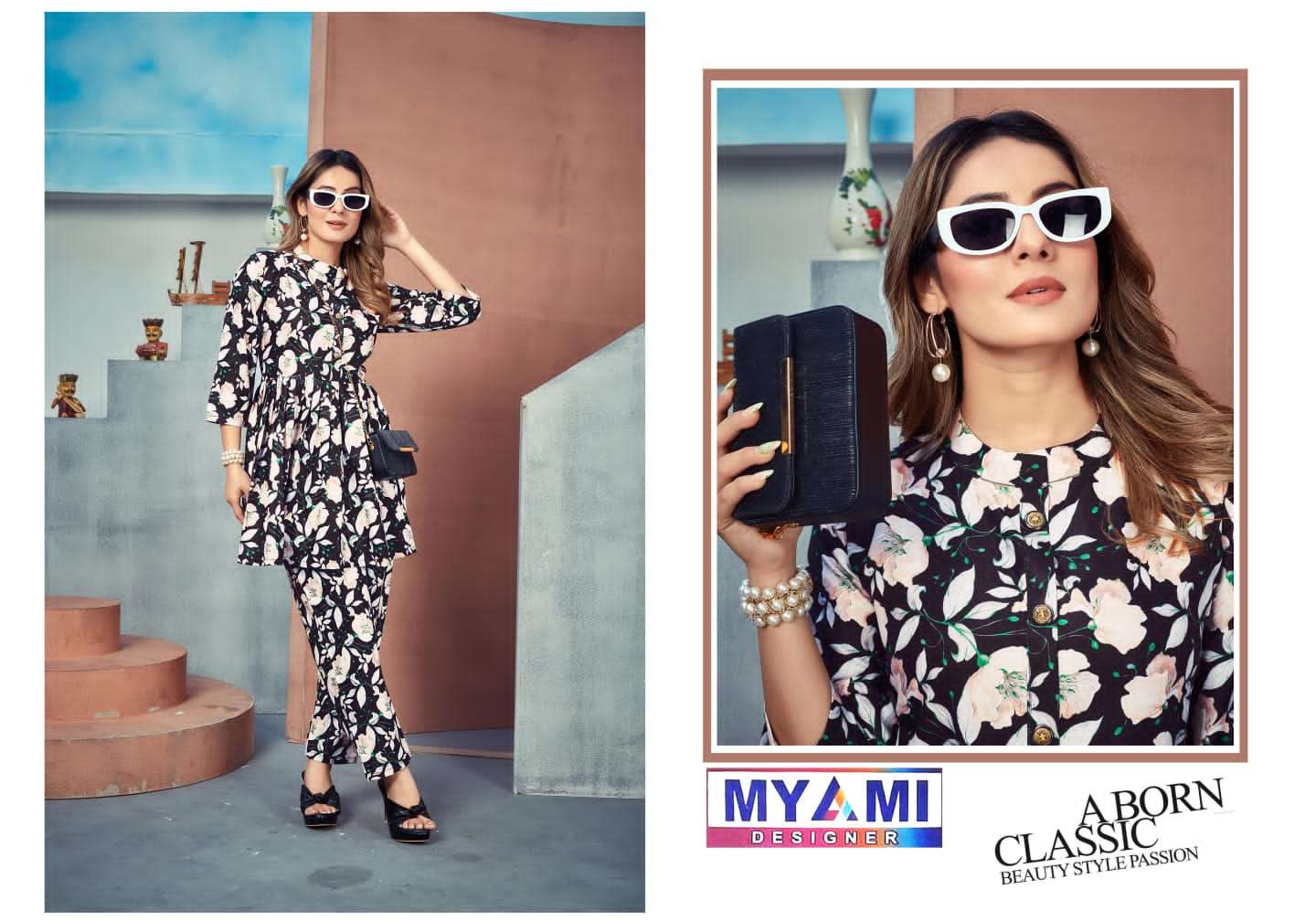 myami designer cord sets vol 1 amazing designs tunics with pant fancy cord set catalog