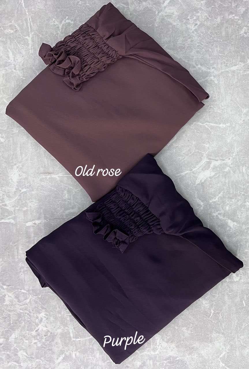 pr elastic sleeves readymade kaftan abaya with black color stole