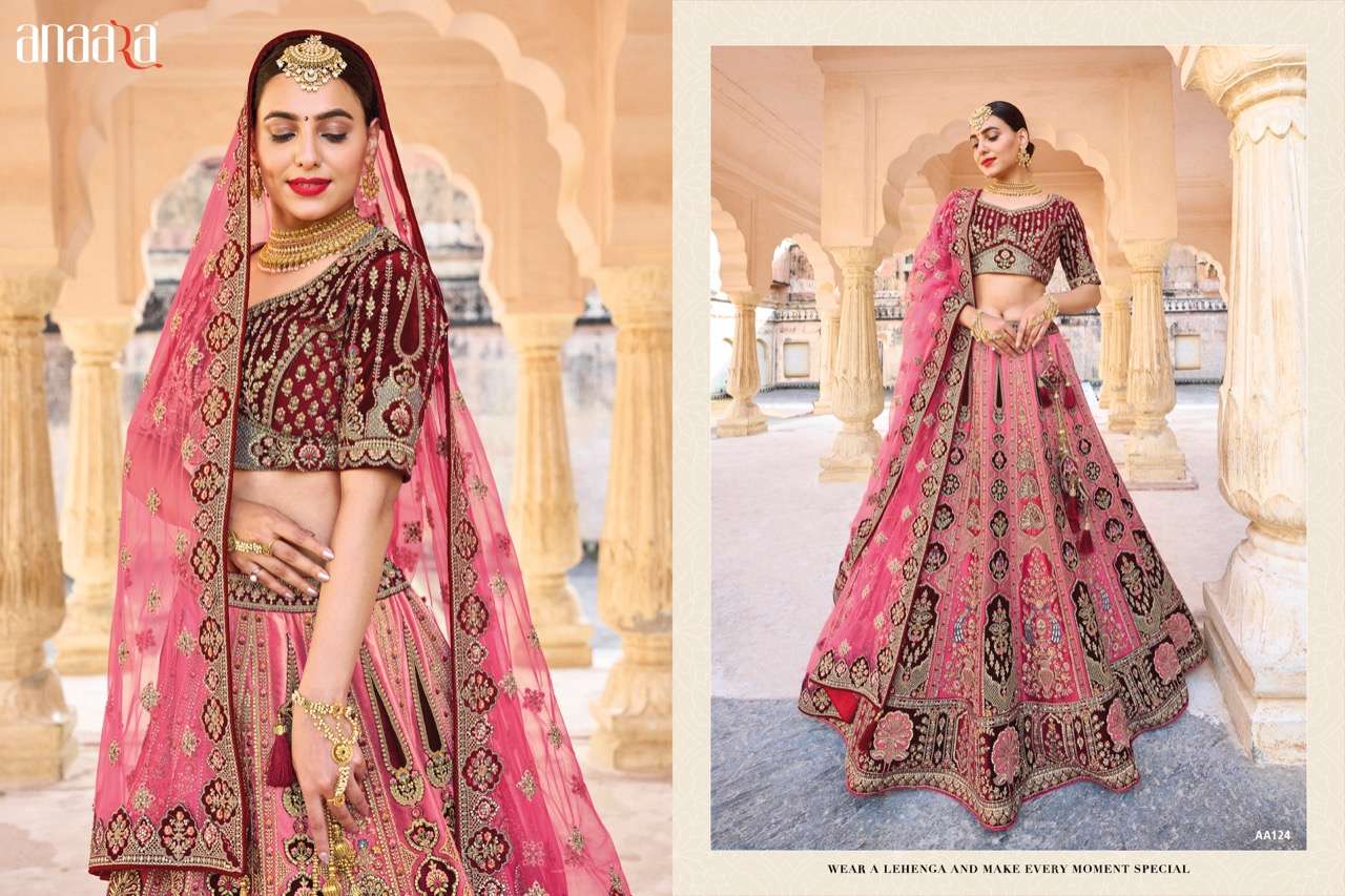 tathastu anaara vol 2 110 serise new colors designer bridal wear lehenga choli collection