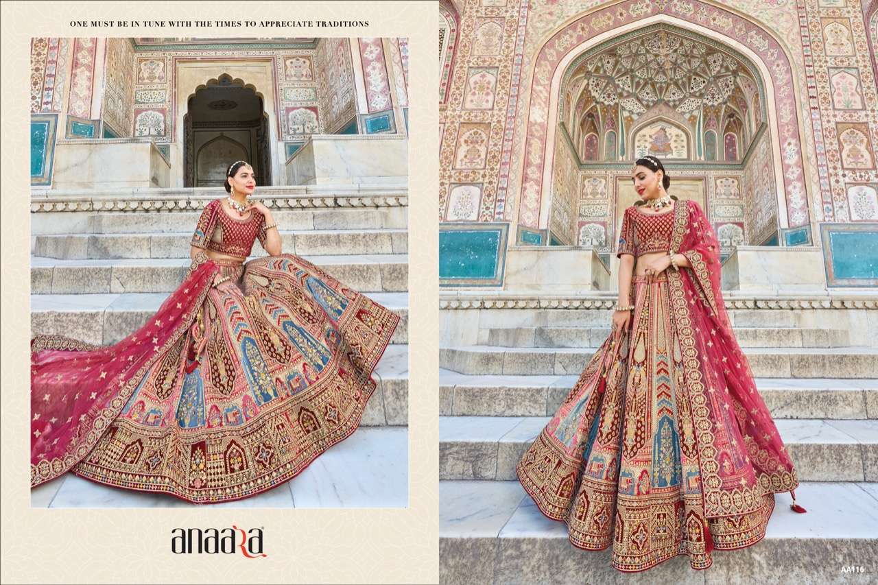 tathastu anaara vol 2 110 serise new colors designer bridal wear lehenga choli collection