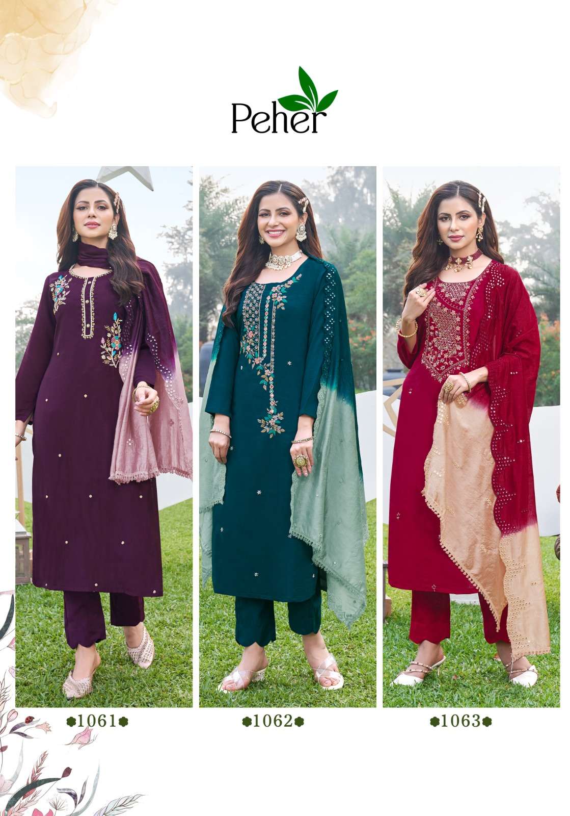 vivils silk mills rivaaz vol 4 fancy designer work kurti with pant and dupatta catalog