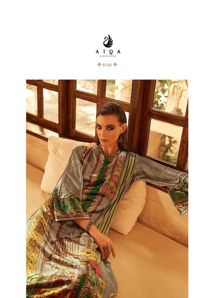 aiqa lifestyle present the new vintage winter wear digital print pakistani suits wholesale