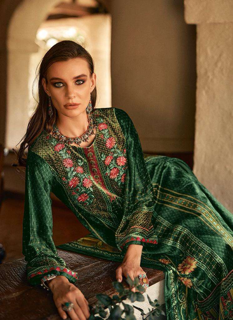 aiqa lifestyle present the new vintage winter wear digital print pakistani suits wholesale