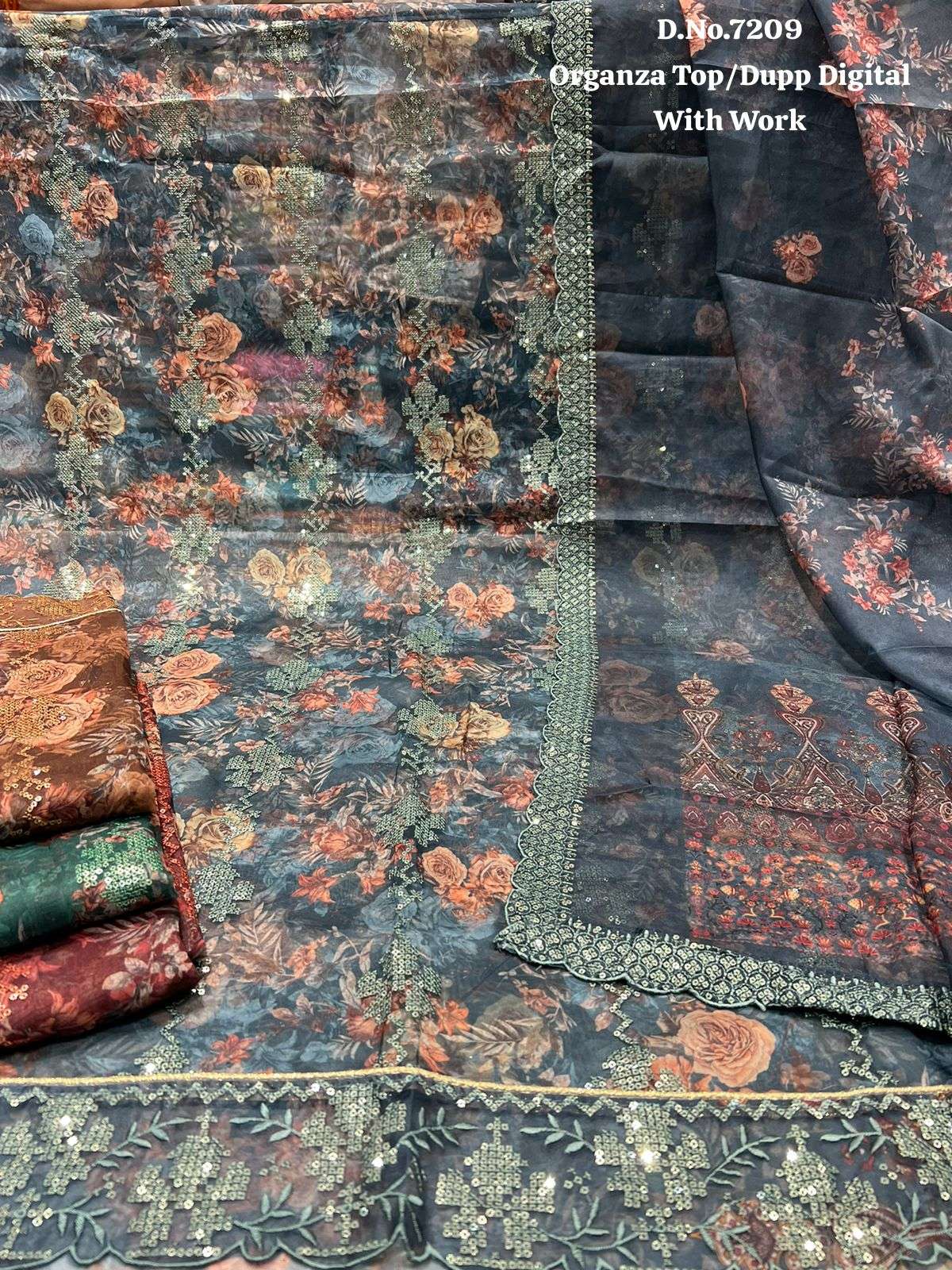 pr non catalog amazing work pakistani ladies suits