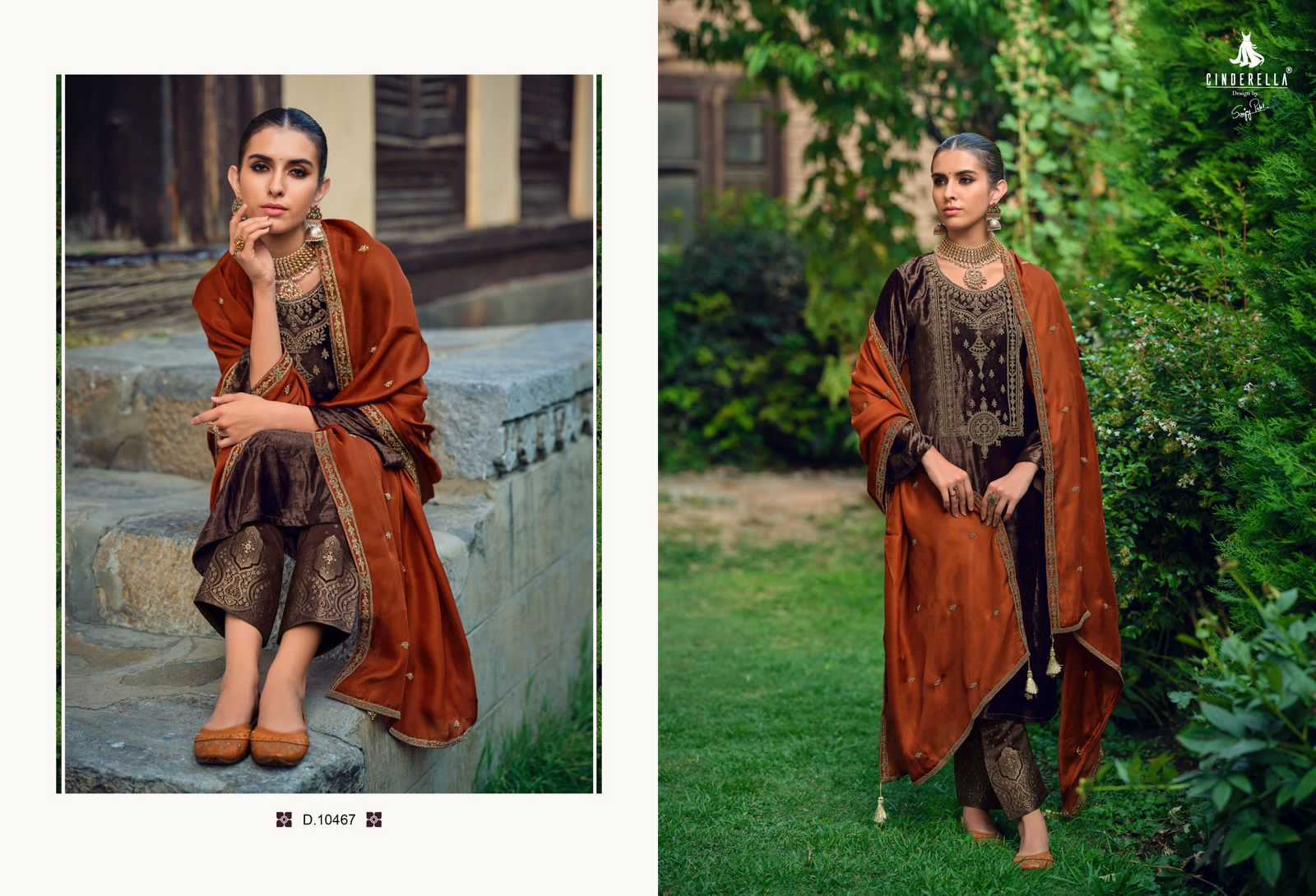 cinderella present calista designer winter wear pakistani unstitch suit catalog