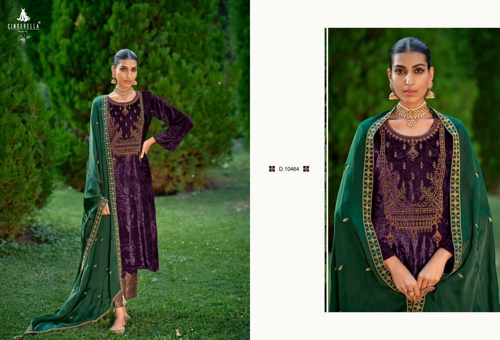 cinderella present calista designer winter wear pakistani unstitch suit catalog