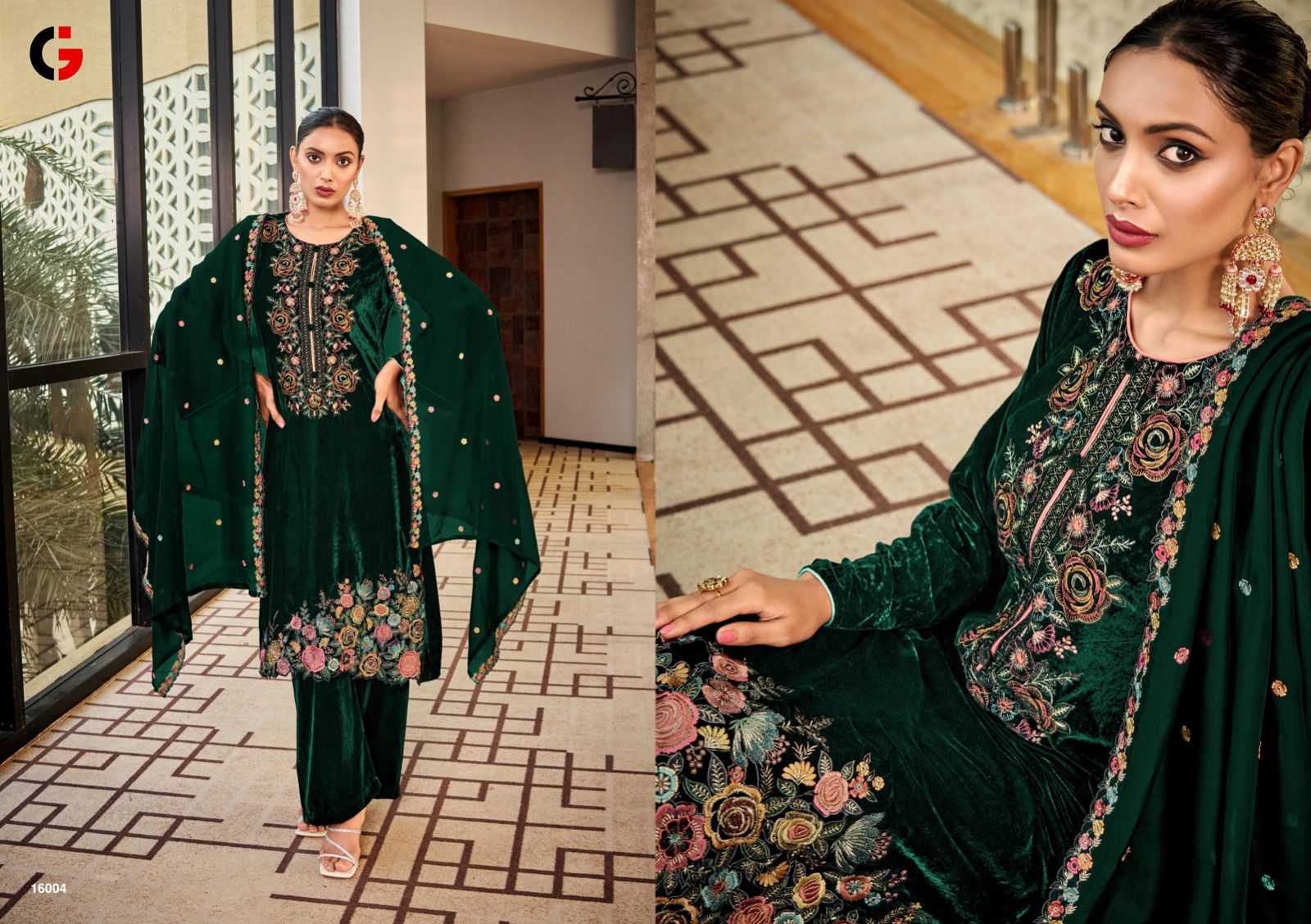 gull jee ek noor velvet winter designer pakistani unstitch salwar suit catalog
