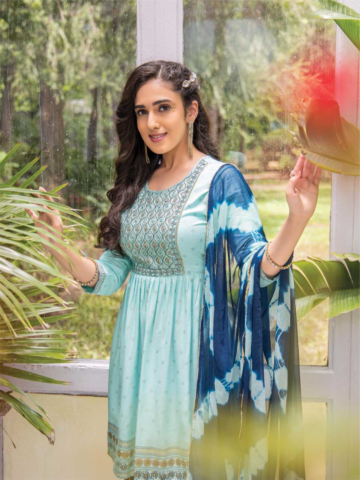 heritage creation noor diwali special designer kurti sharara dupatta readymade collection