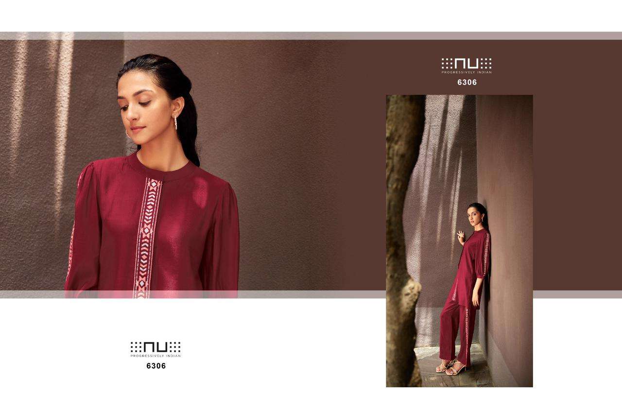 nu vol 63 designer embellished readymade cord set new collection