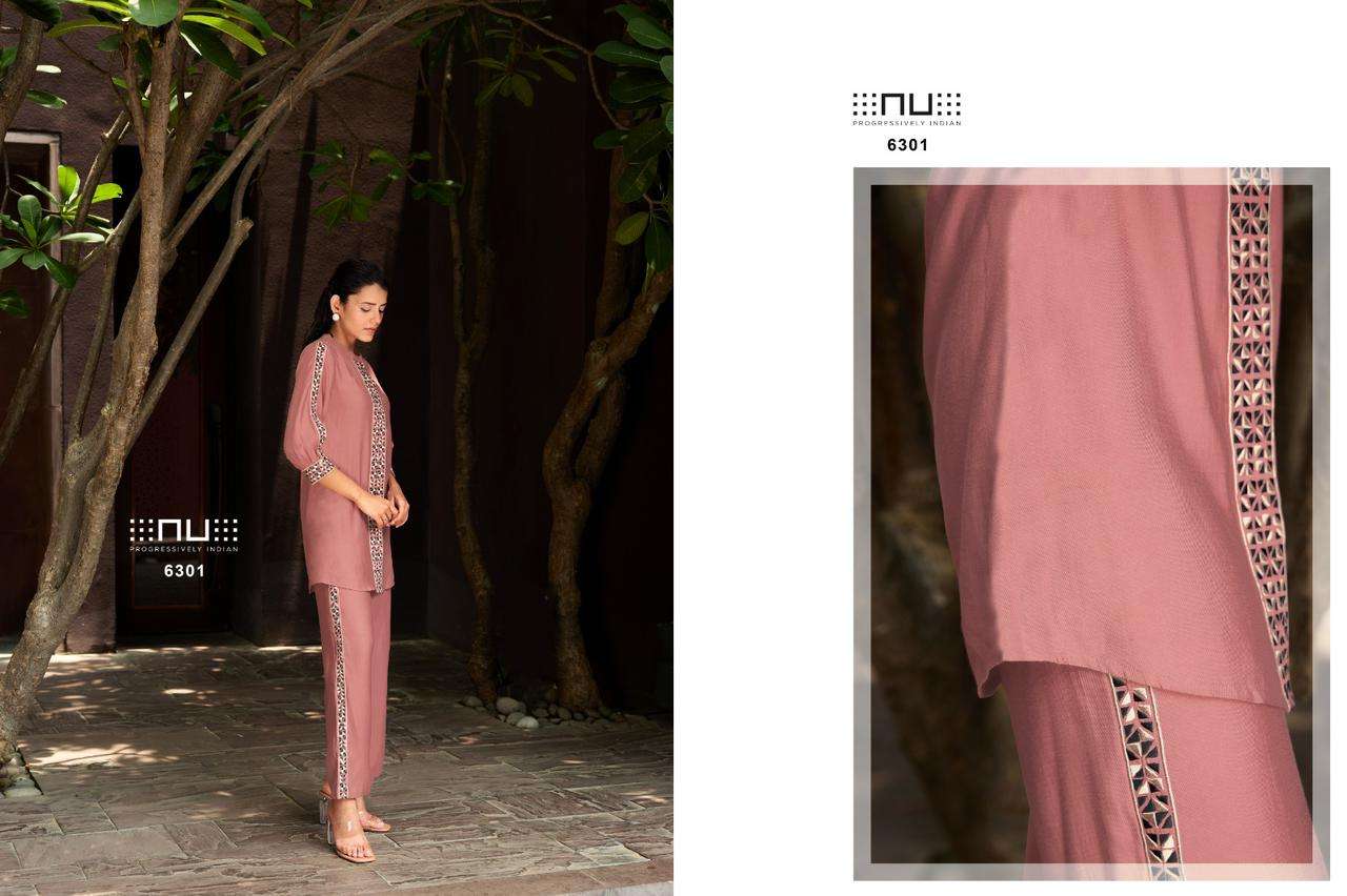 nu vol 63 designer embellished readymade cord set new collection