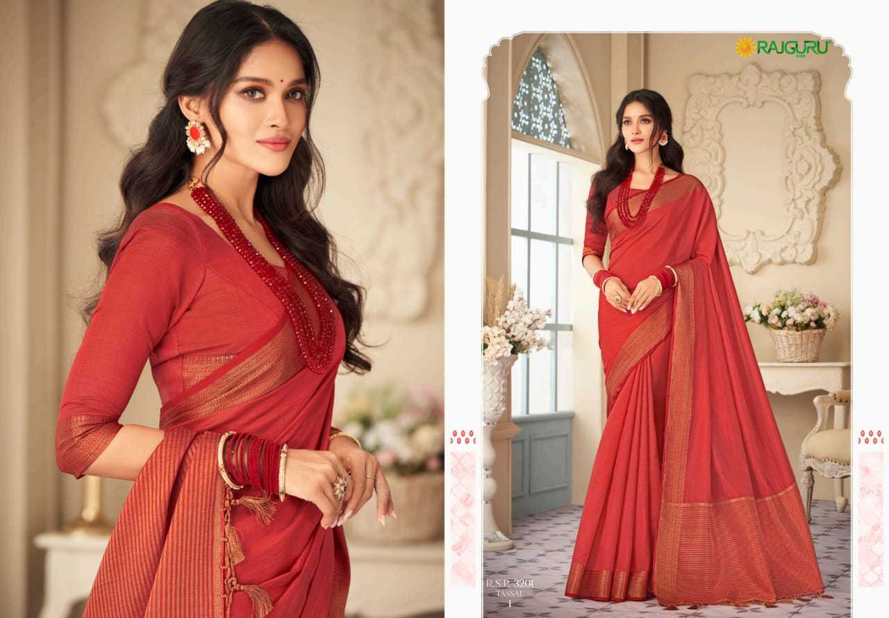 rajguru creation r s p 3201 colors fancy simple sarees wholesale supplier