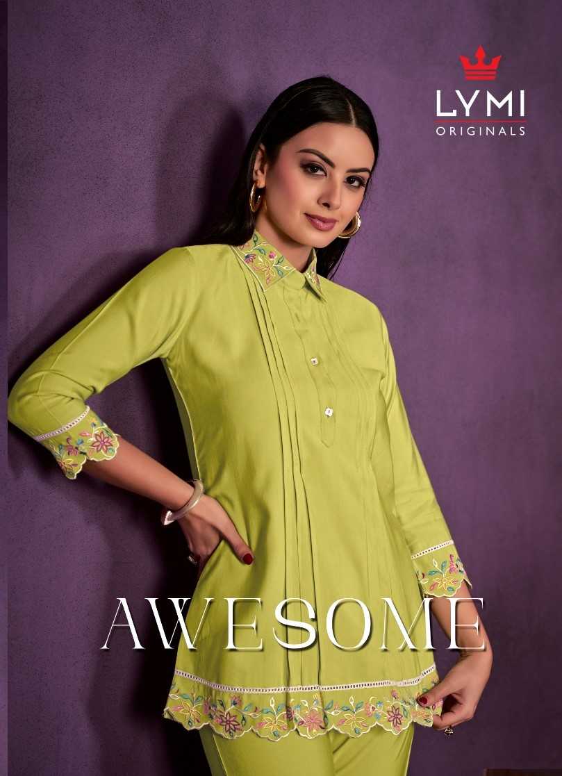 lymi originals awesome readymade fancy work stylish cord combo set