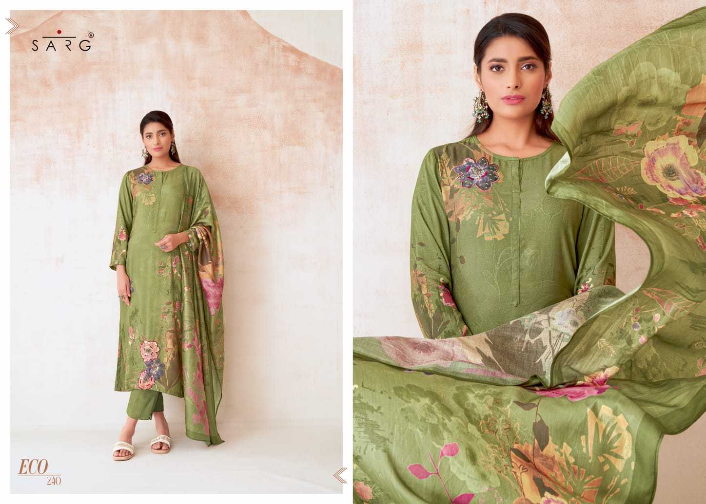sarg eco digital print winter wear unstitch salwar kameez brand new catalog