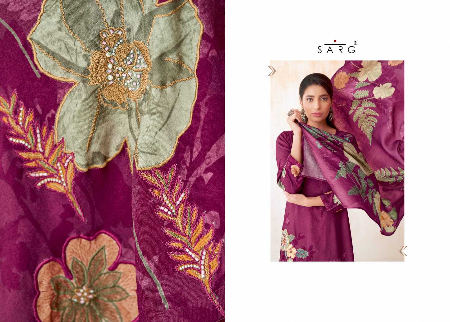 sarg eco digital print winter wear unstitch salwar kameez brand new catalog