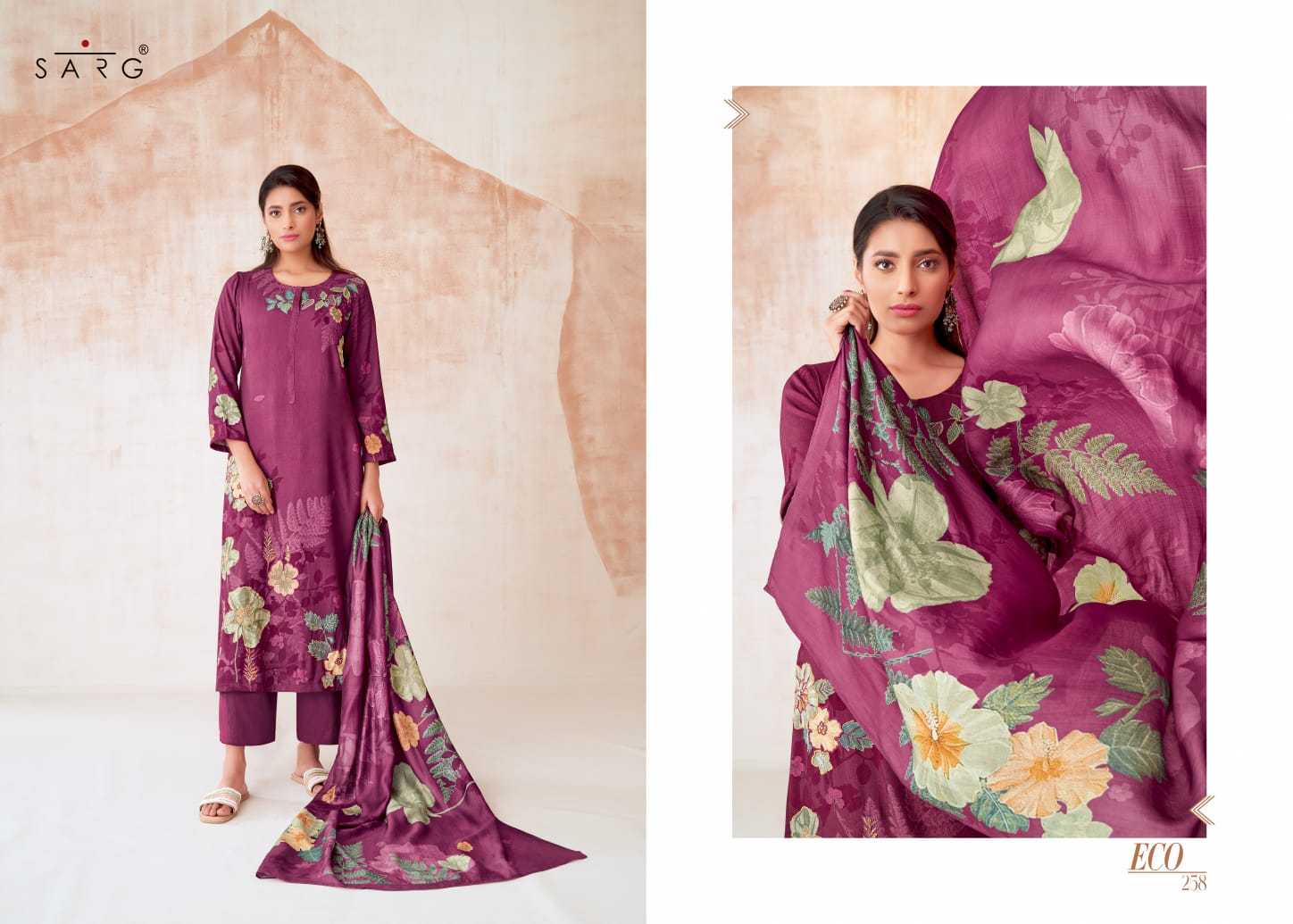 sarg eco digital print winter wear unstitch salwar kameez brand new catalog