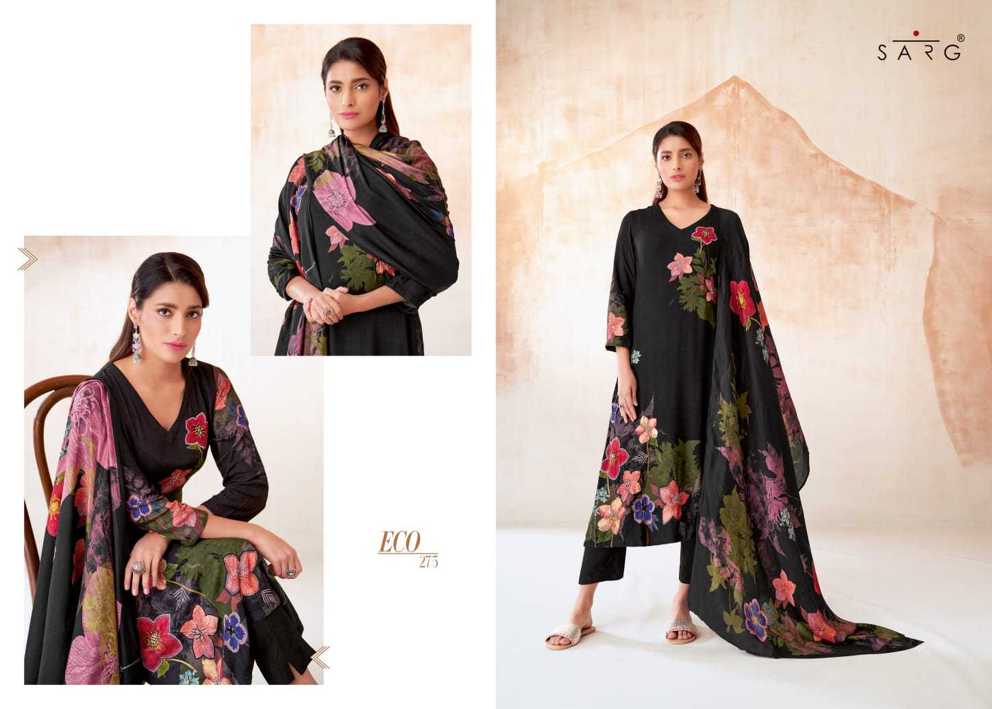 sarg eco digital print winter wear unstitch salwar kameez brand new catalog