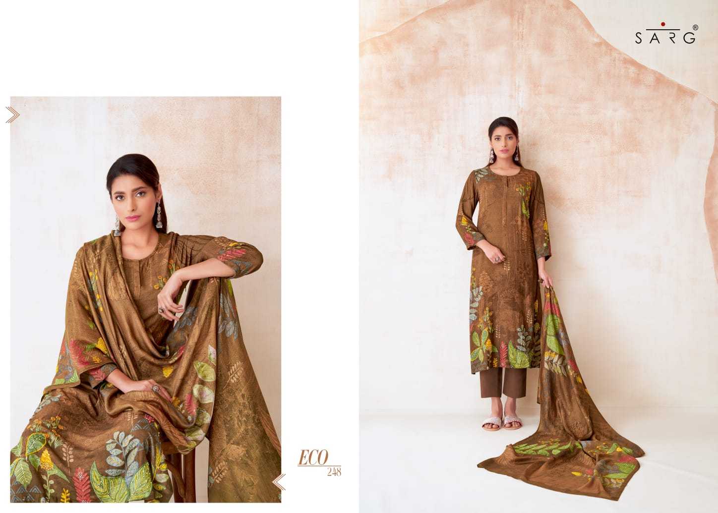 sarg eco digital print winter wear unstitch salwar kameez brand new catalog