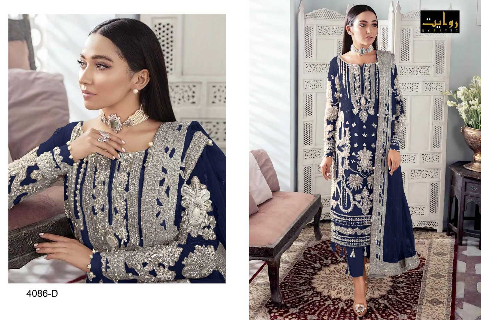 azure colors vol 5 by rawayat embroidery work unstitch pakistani suits