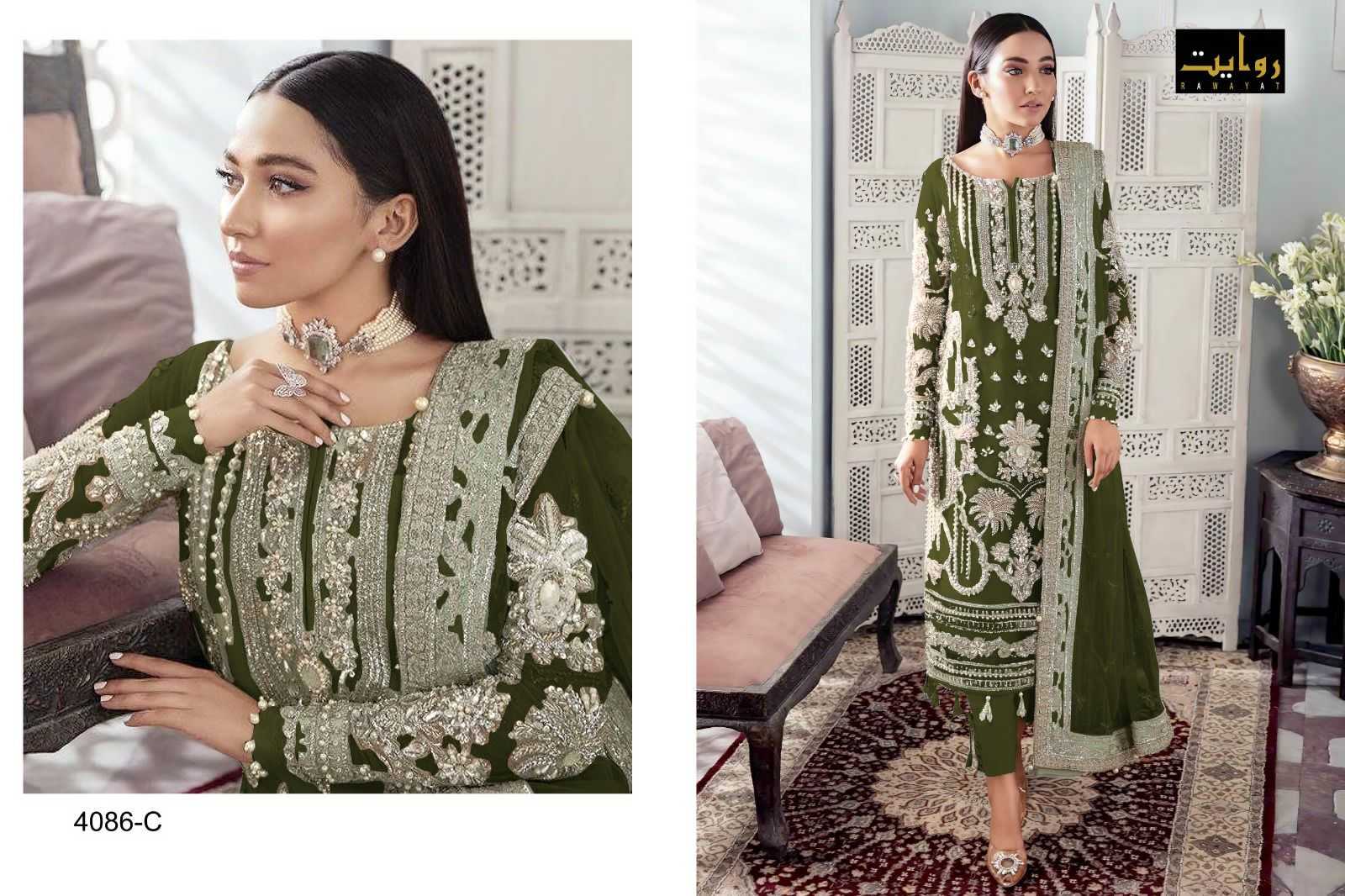 azure colors vol 5 by rawayat embroidery work unstitch pakistani suits