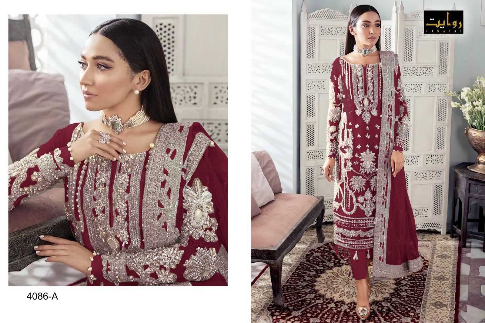 azure colors vol 5 by rawayat embroidery work unstitch pakistani suits