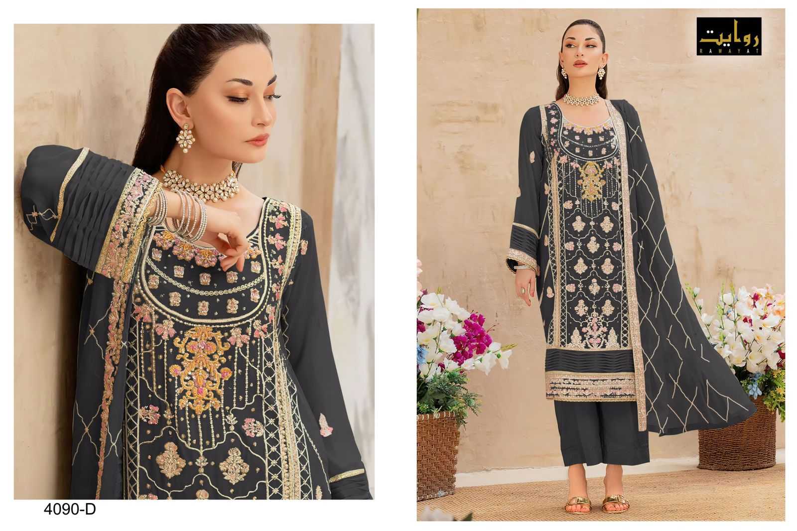 elan colors vol 5 by rawayat designer work pakistani salwar kameez material