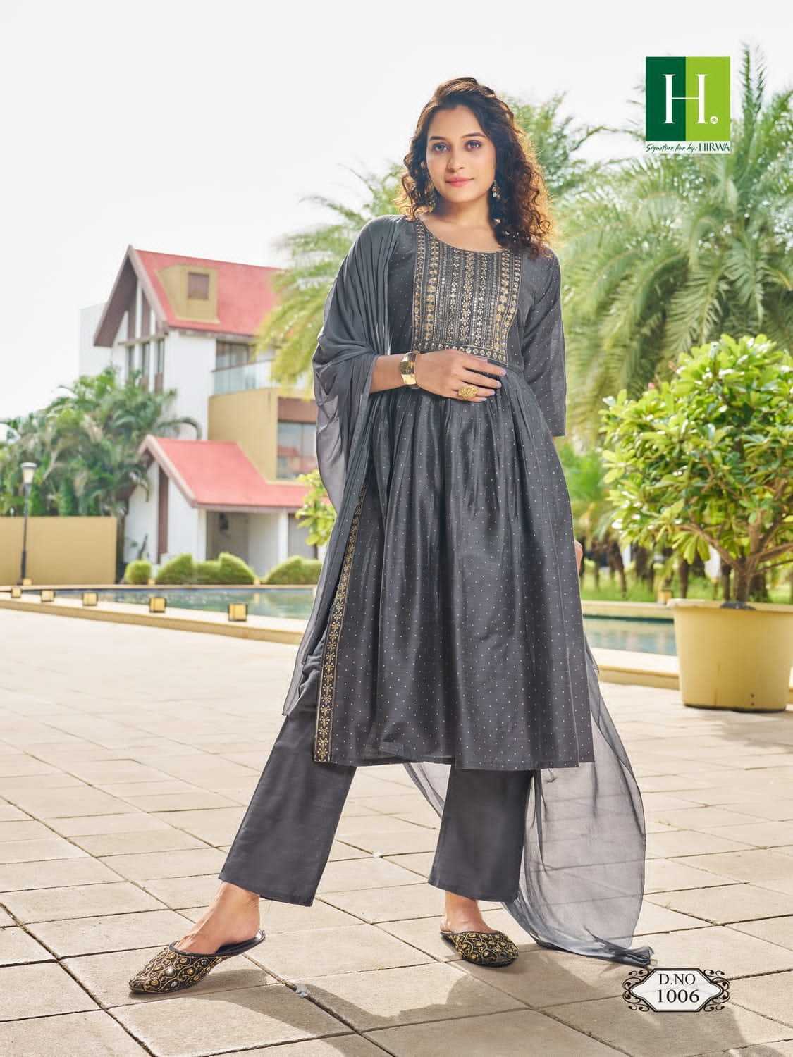 sindoor vol 2 by hirwa fancy readymade nayra cut 3pcs set catalog