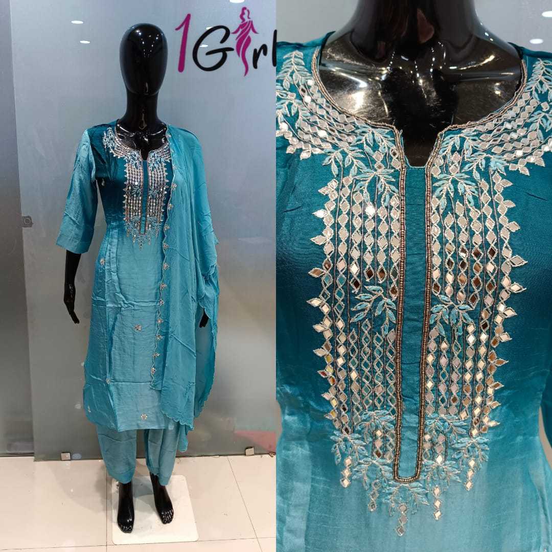 stree lifestyle 14011 color fancy readymade salwar kameez combo set