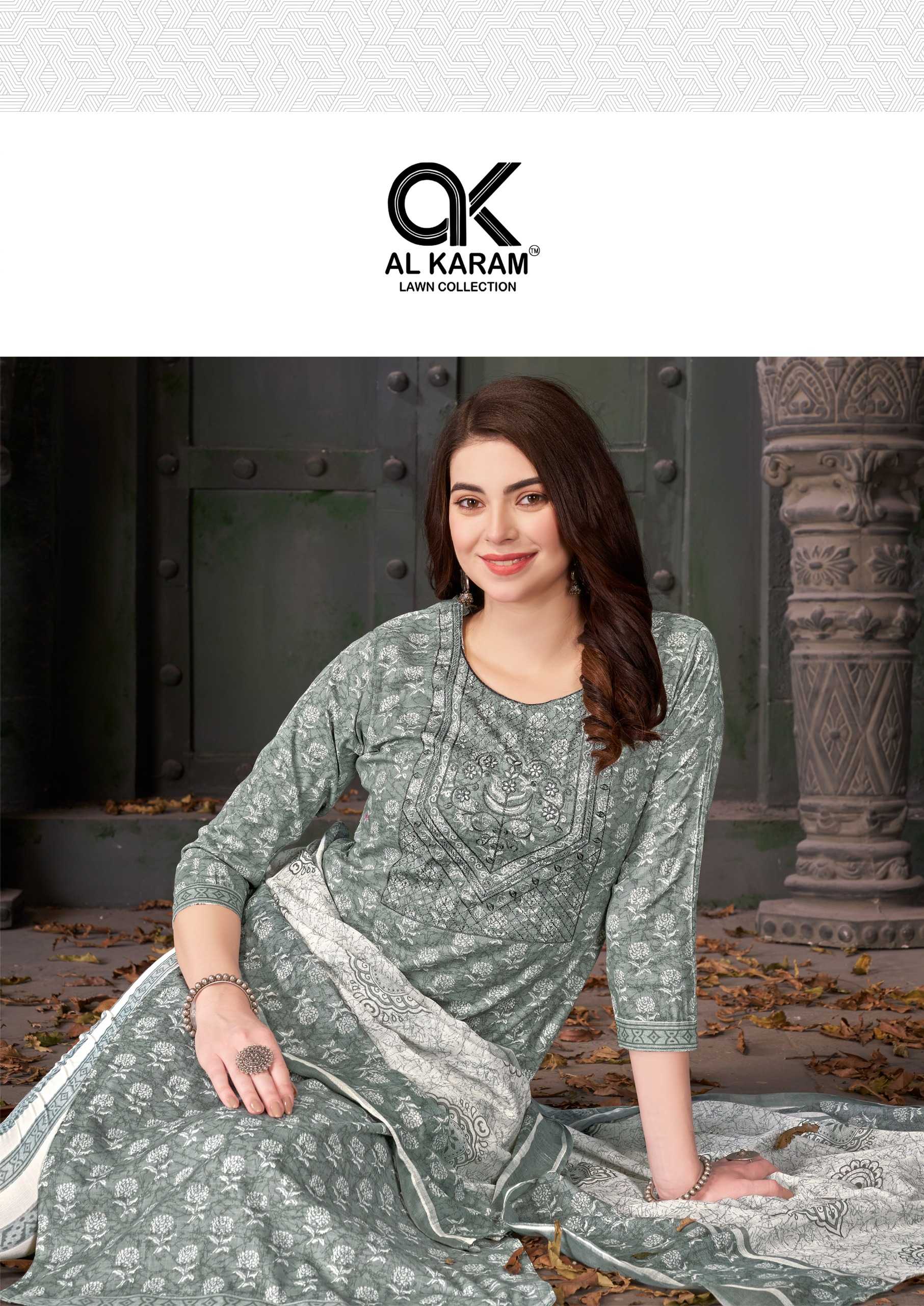 al karam heritage vol 2 cotton unstitch salwar kameez with mul dupatta