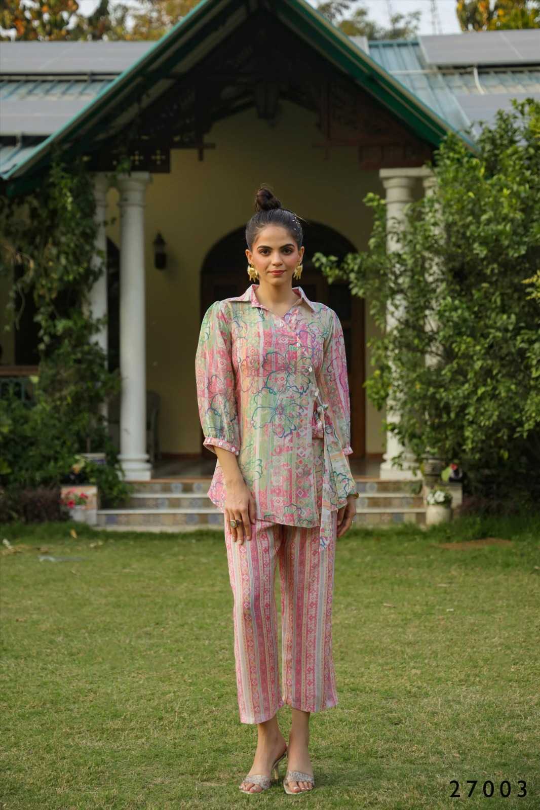 tejasvee anya readymade mul cotton classy cord set
