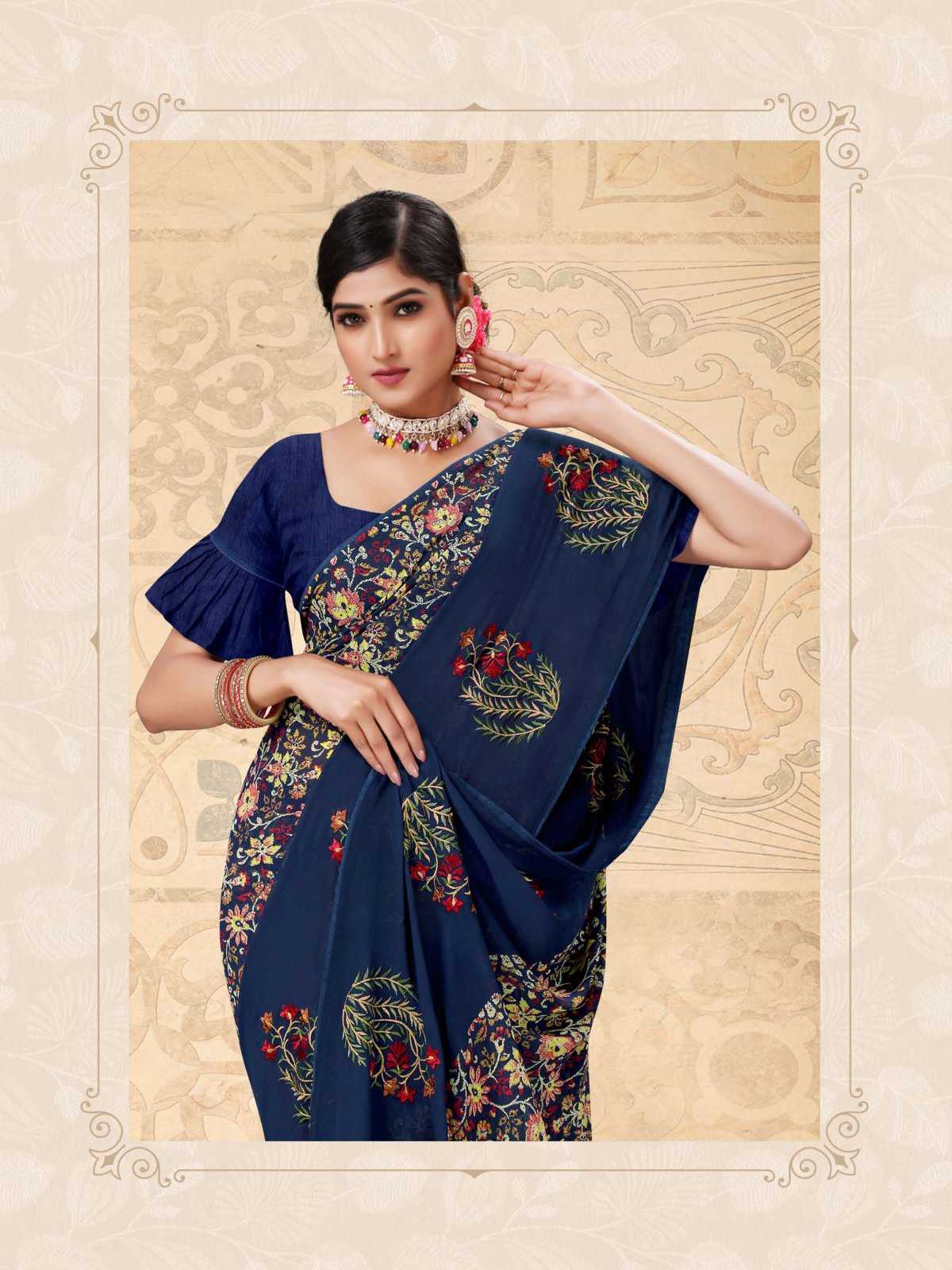 vijeta vol 3 by sanjana designer fancy adorable weightless sarees catalog