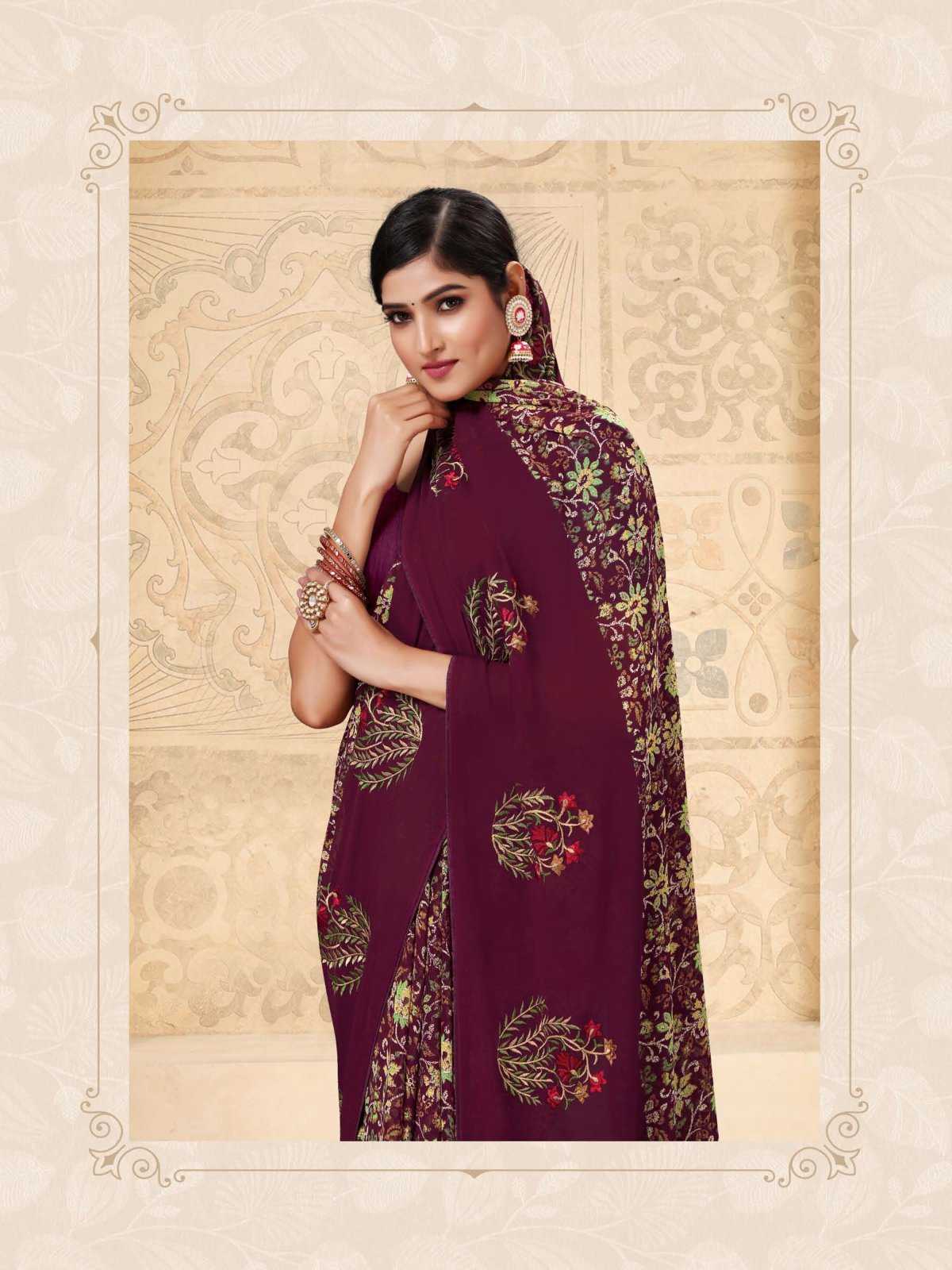 vijeta vol 3 by sanjana designer fancy adorable weightless sarees catalog