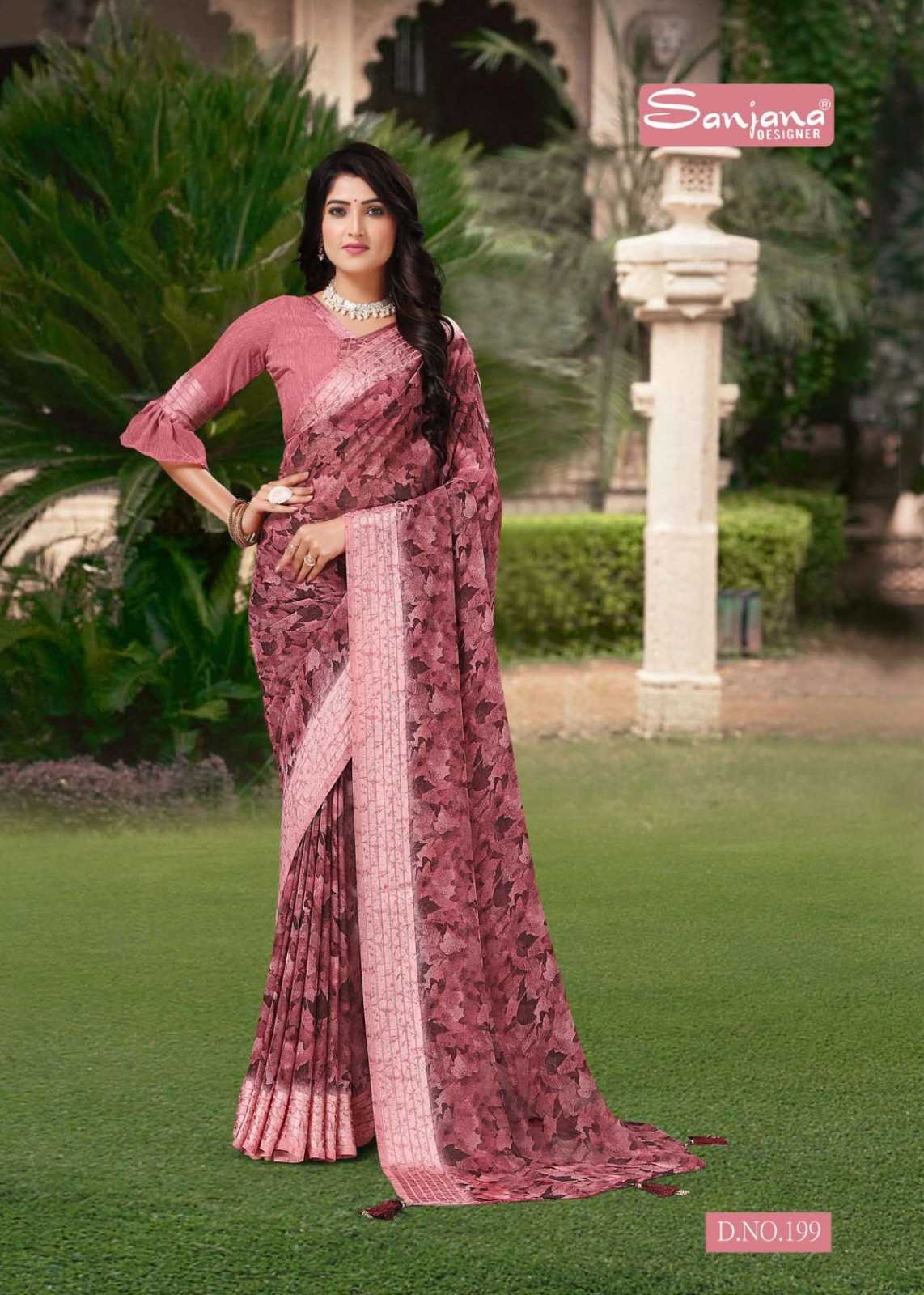 vitamin vol 17 by sanjana designer fancy adorable weightless sarees catalog