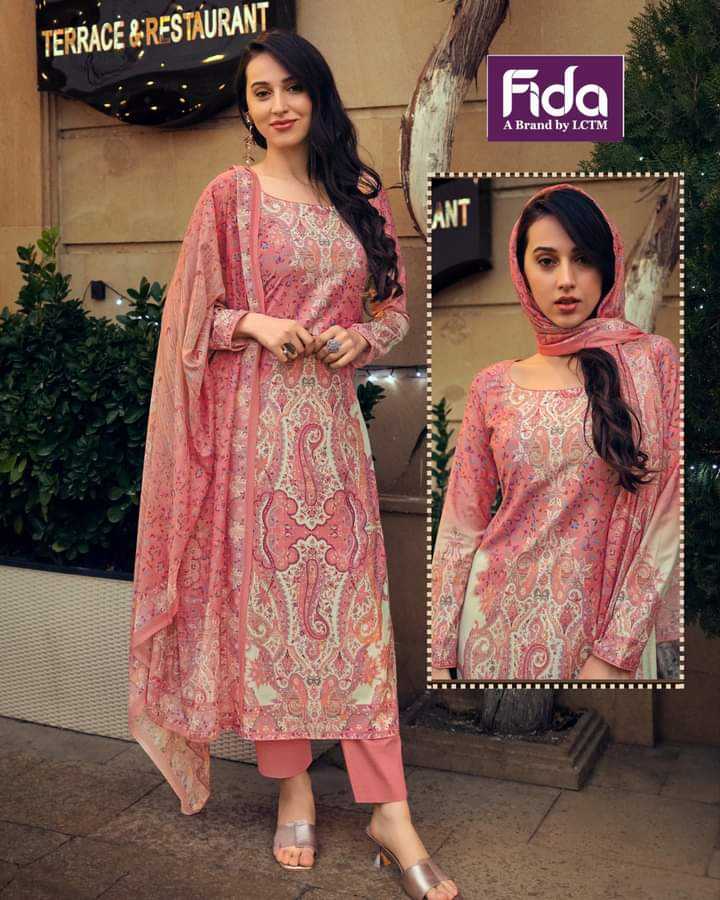 fida heritage digital print cotton pakistani salwar suit material