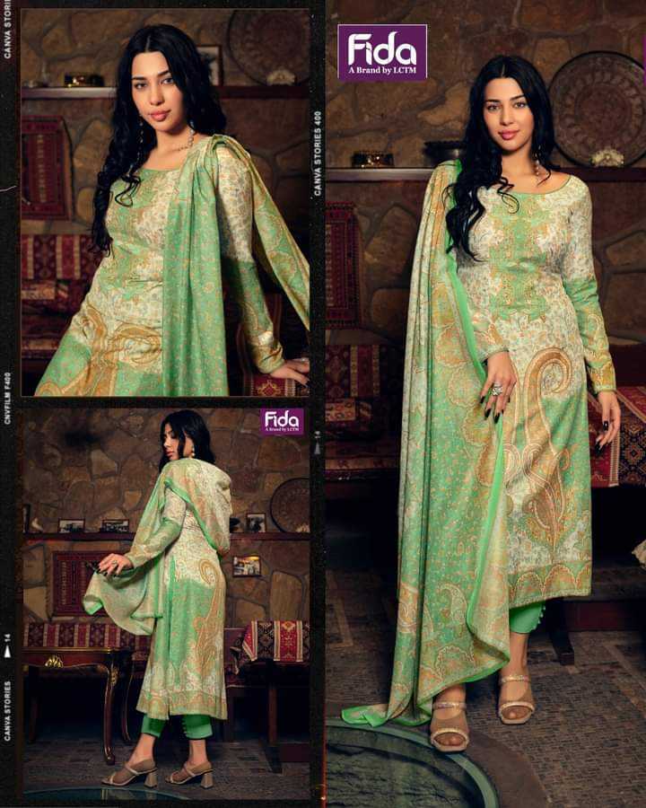 fida heritage digital print cotton pakistani salwar suit material