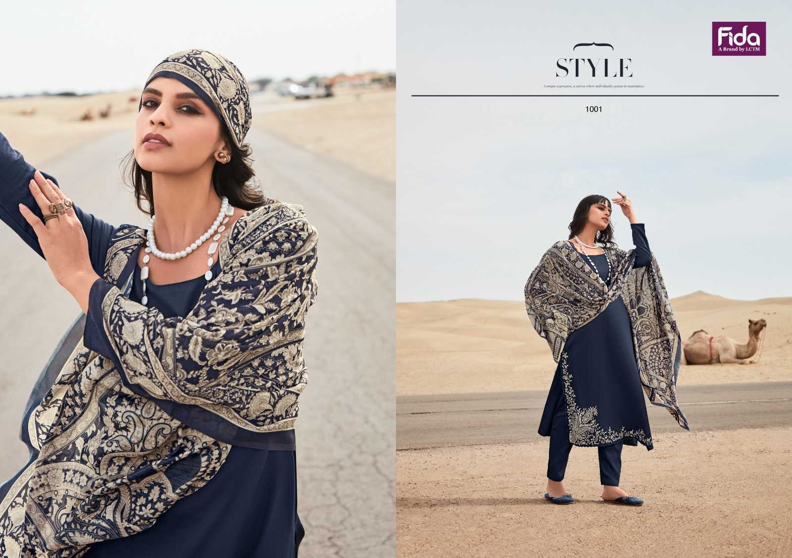 fida taksh brand new pakistani embroidery work unstitch suit