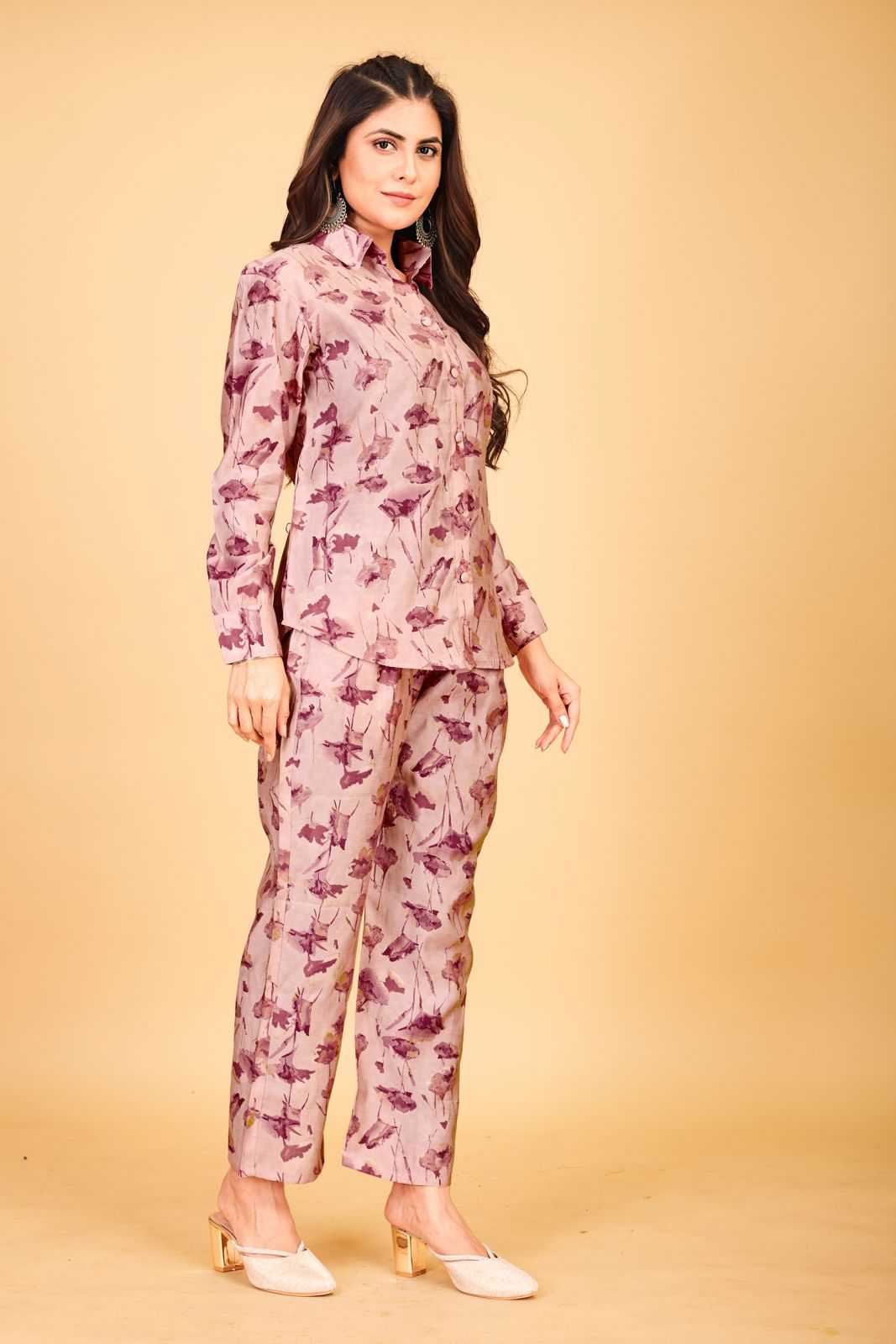seamore prisha vol 3 fancy printed cords set readymade top with bottom