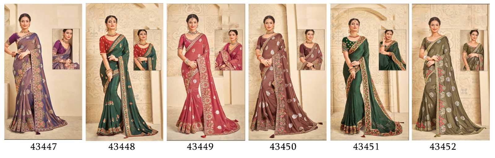 norita 43400 series helisha by mahotsav stylish premium saree with blouse