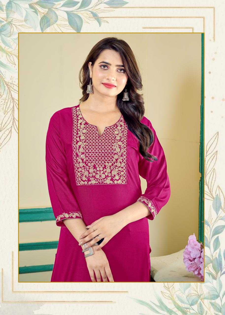 PR POORVI VOL 2 PLUS SIZES RAYON KURTIS