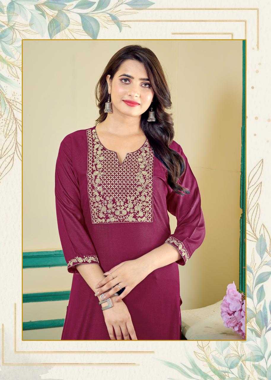 PR POORVI VOL 2 PLUS SIZES RAYON KURTIS