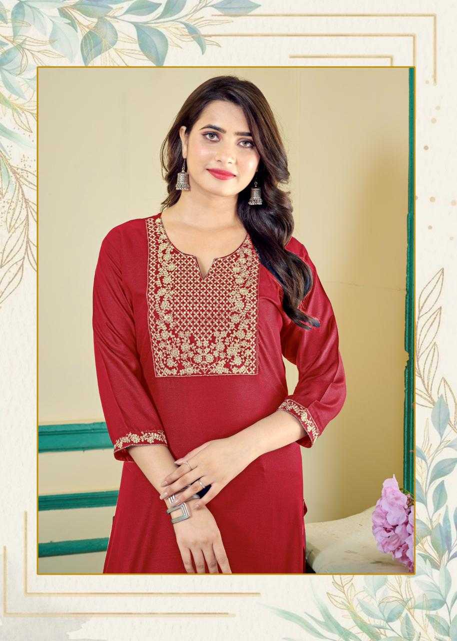 PR POORVI VOL 2 PLUS SIZES RAYON KURTIS