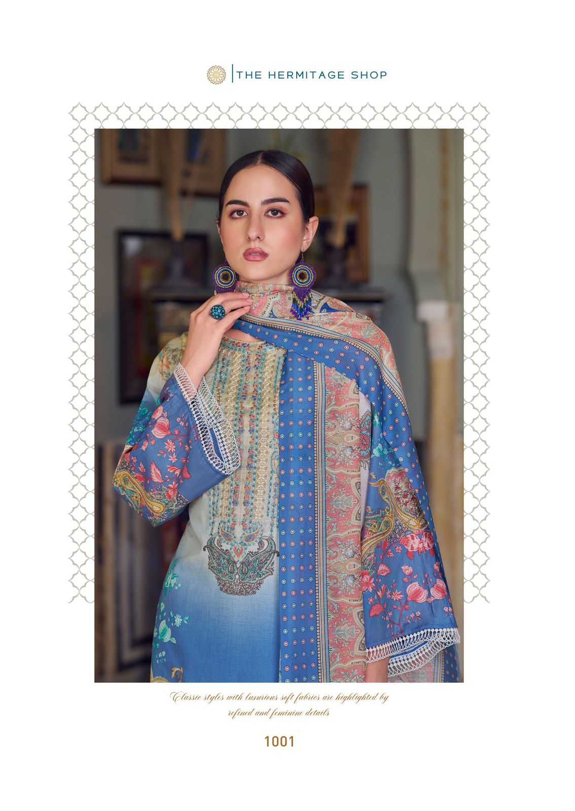meraki by ther hermitage lawn summer wear ladies suits