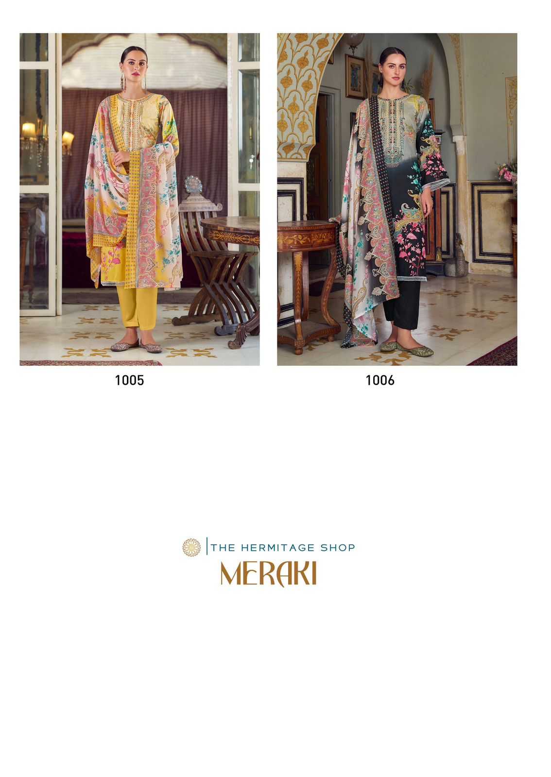 meraki by ther hermitage lawn summer wear ladies suits