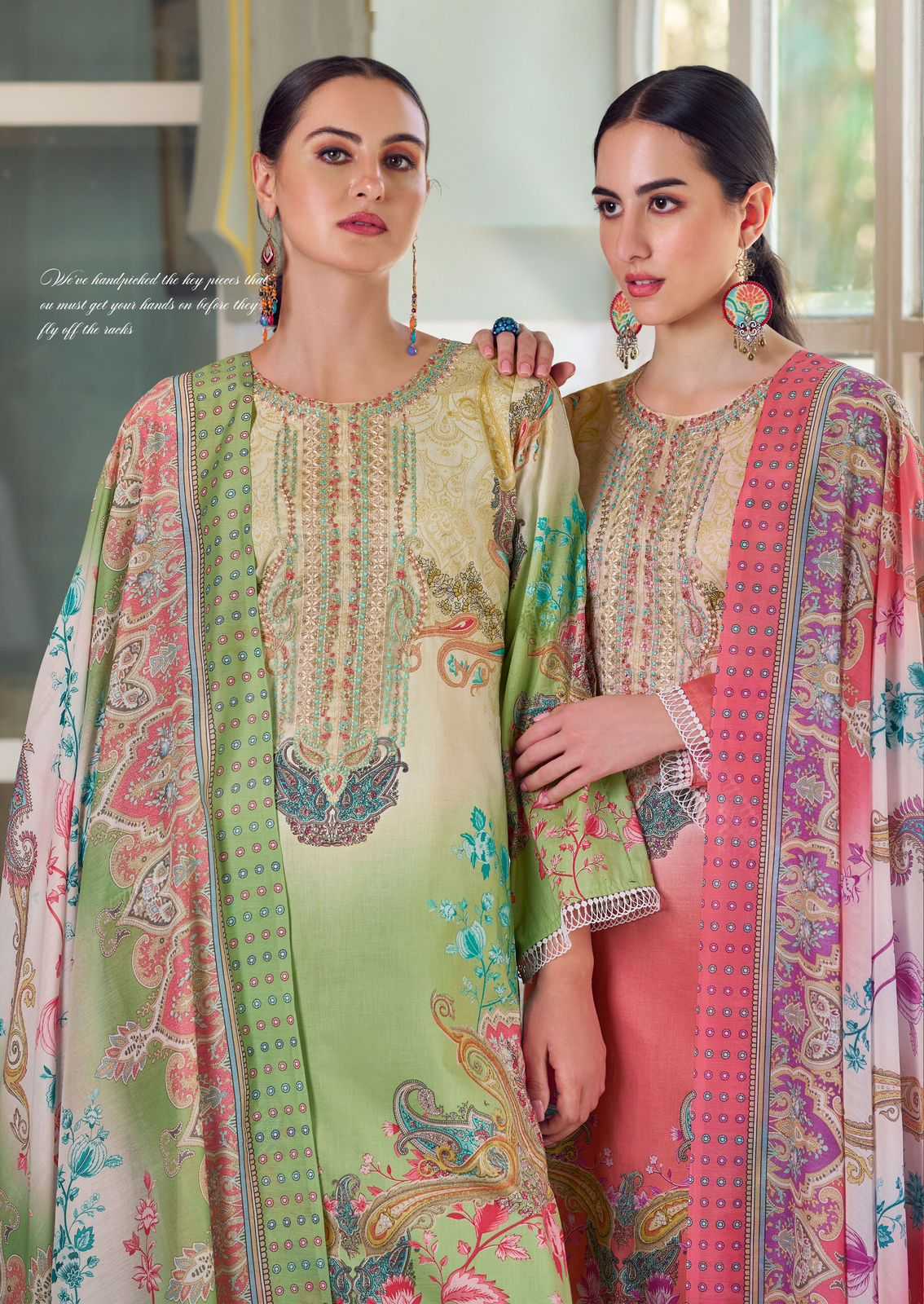 meraki by ther hermitage lawn summer wear ladies suits
