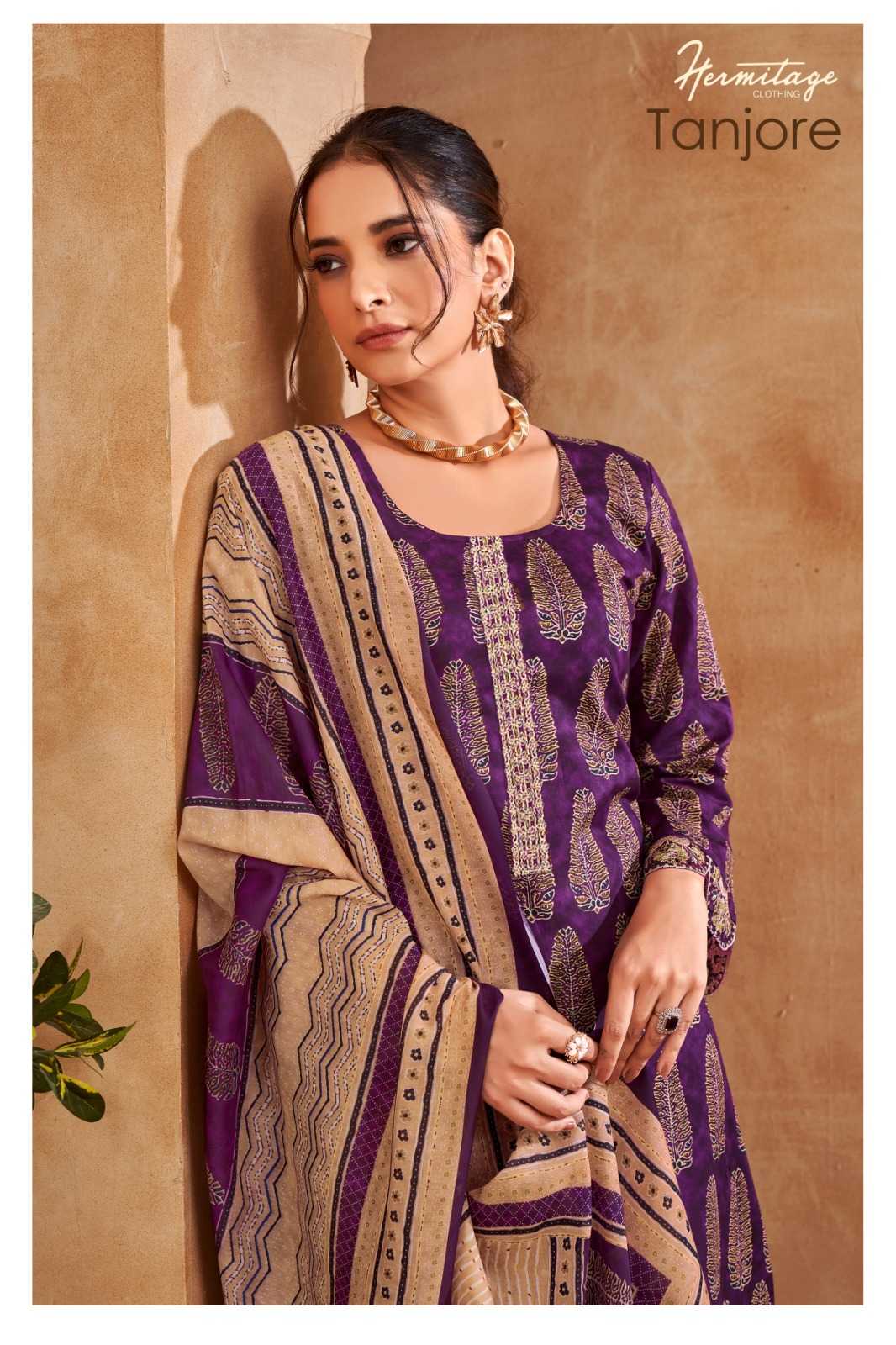 tanjore by the hermitage cotton suits wholesale supply 