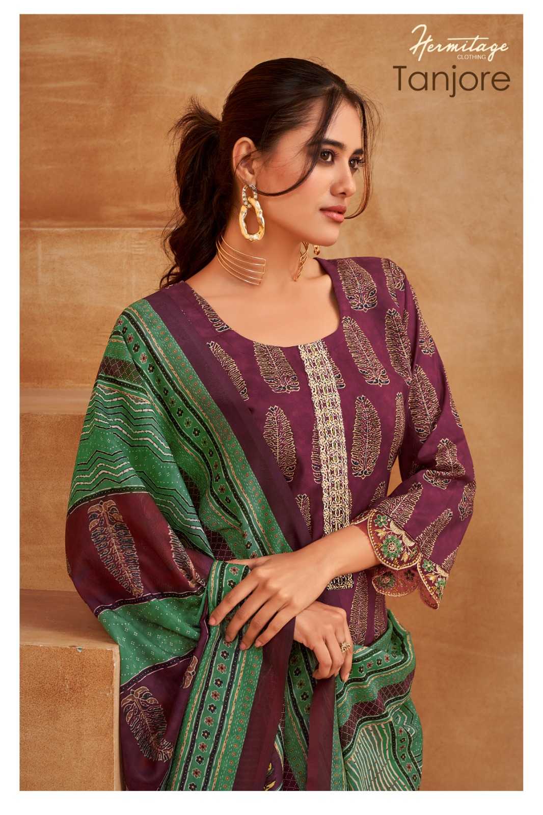 tanjore by the hermitage cotton suits wholesale supply 