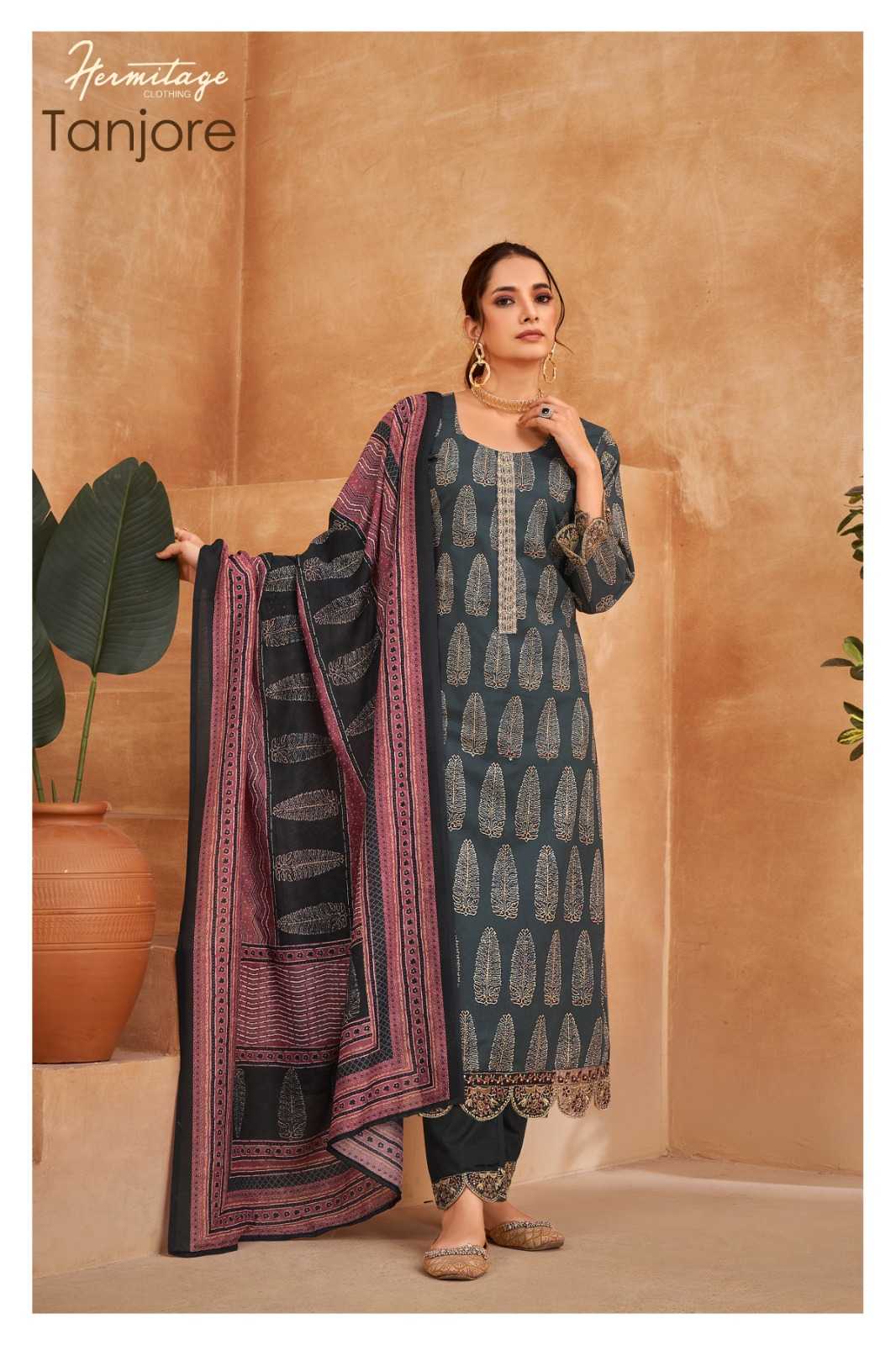 tanjore by the hermitage cotton suits wholesale supply 